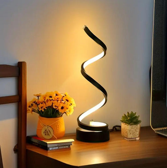 Spiral LED Table Lamp