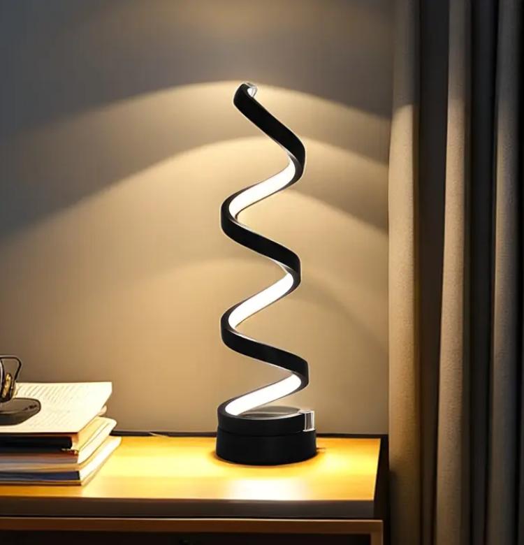 Spiral LED Table Lamp